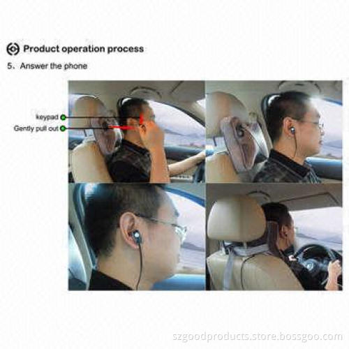 New Design Bluetooth Car Pillow with Headset and Speaker, Newest